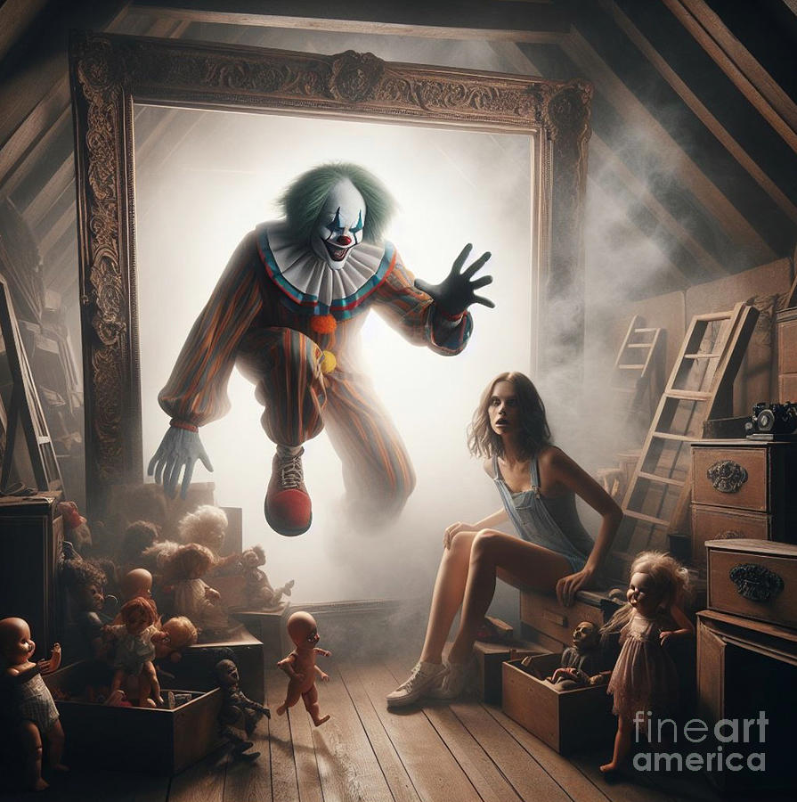 Clowns In Your Attic 5 Photograph by Bob Christopher