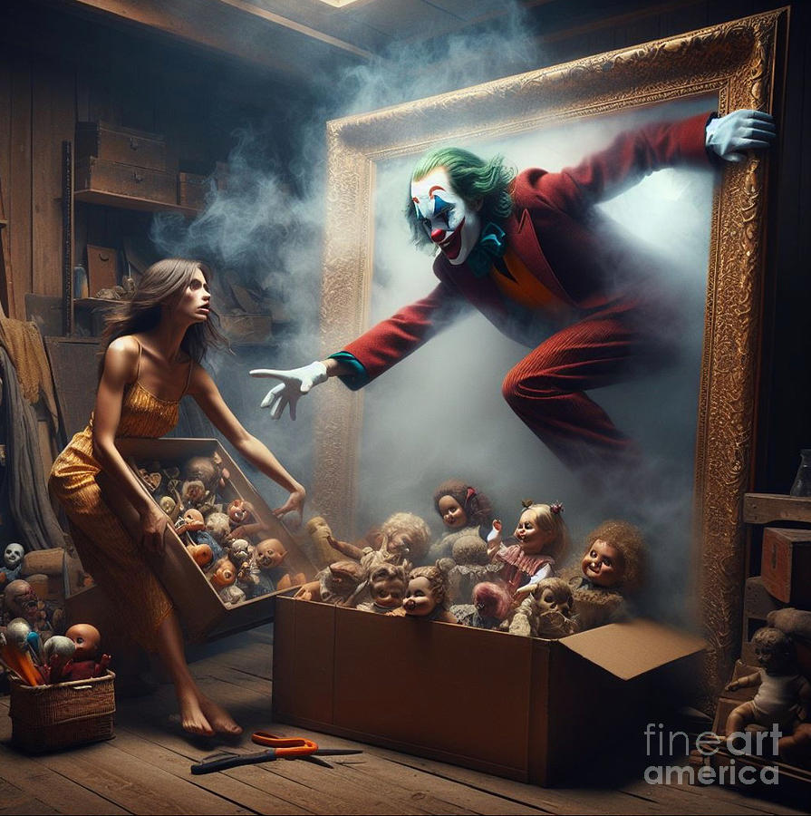 Clowns In Your Attic Photograph by Bob Christopher