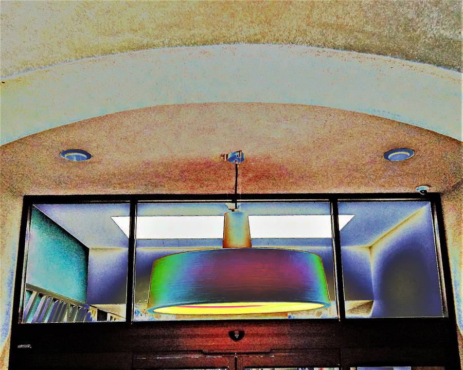 Club Ceiling Light Modern Photograph by Andrew Lawrence