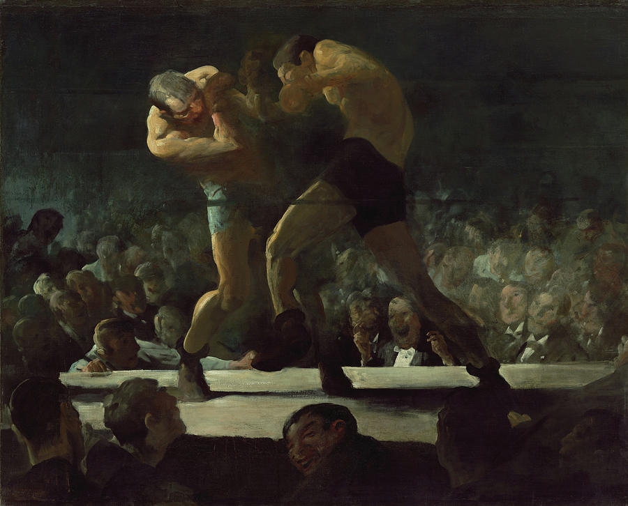 Club Night - George Bellows - 1907 Painting