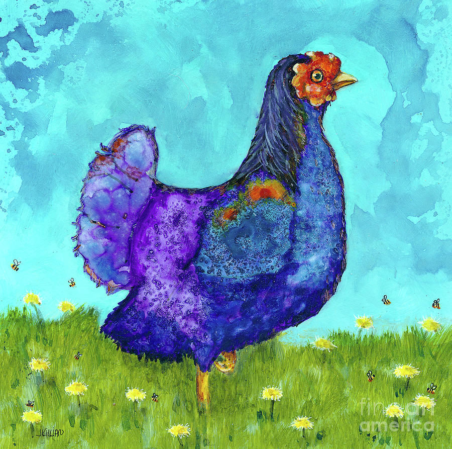 Cluck Painting by Jan Killian