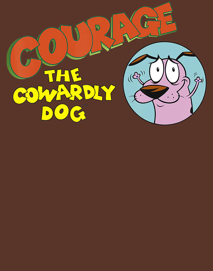 Cn Courage The Cowardly Dog Title Digital Art By Bo Che Ly 