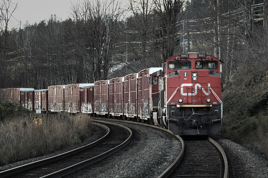 CN Rail 8863 Photograph by Rick Deacon