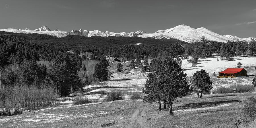 CO Rocky Mountain Continental Divide Above Jamestown Photograph by James BO Insogna