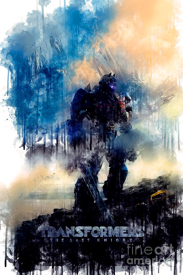 Transformers Optimus Watercolor T-Shirt