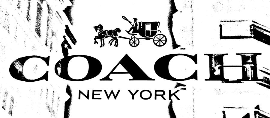 Coach Sign in New York Digital Art by Marianna Mills