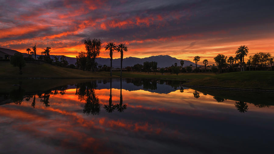 Coachella Valley Sunset Photograph by Chris Casas
