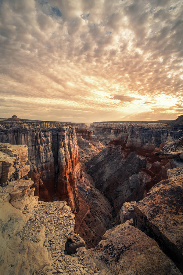Nature Photograph - Coal Mine Canyon Sunrise VII by Steve Berkley