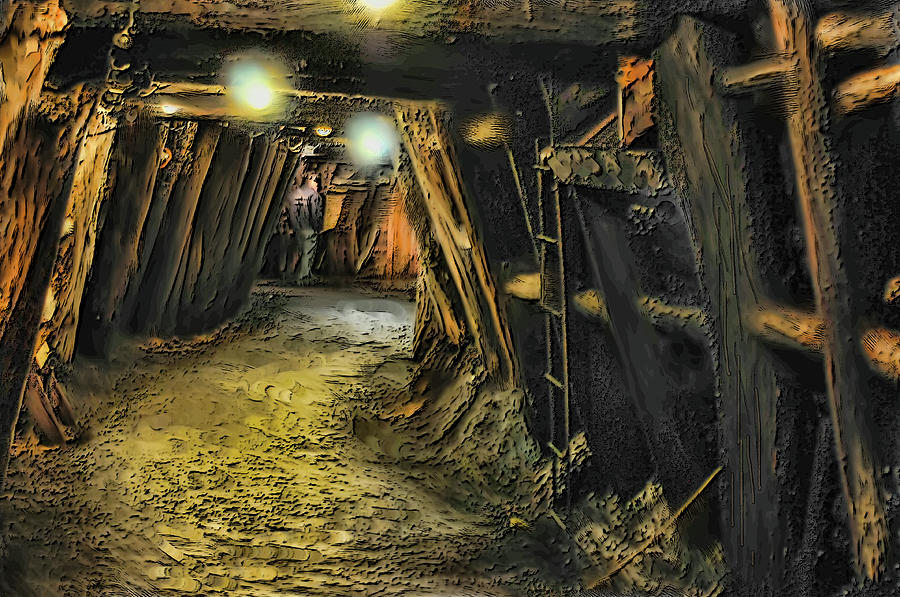 Coal Mine in Pennsylvania Digital Art by Cordia Murphy - Fine Art America