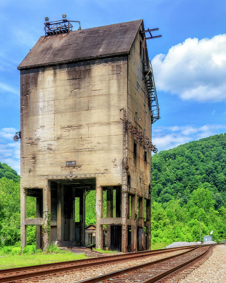 Coaling Tower - Thurmond, West Virginia Photograph by Susan Rissi Tregoning