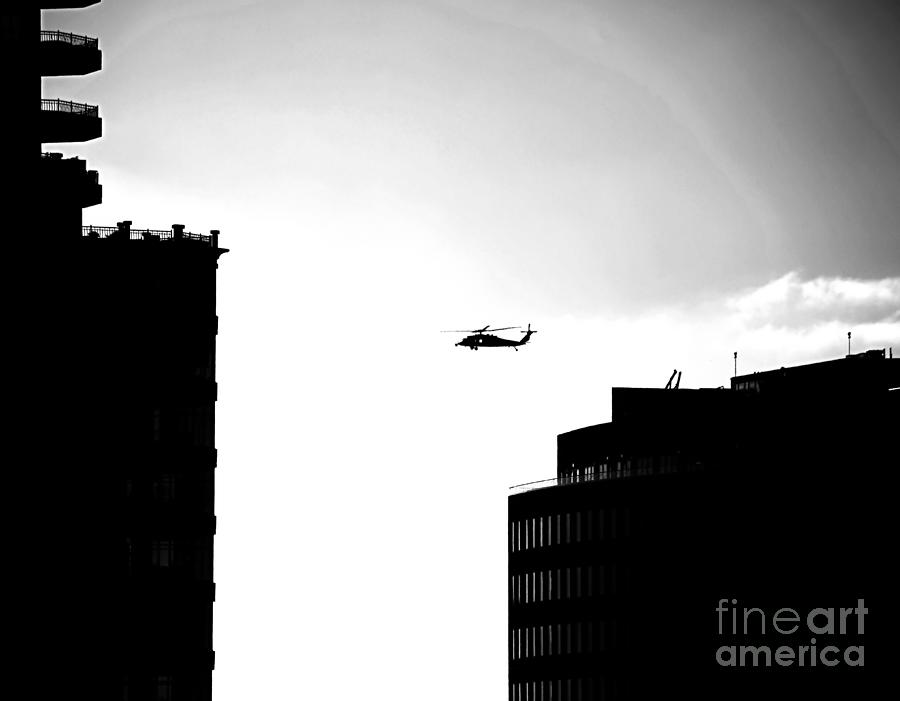 Coast Guard Chopper Photograph by Stacey Brooks - Fine Art America