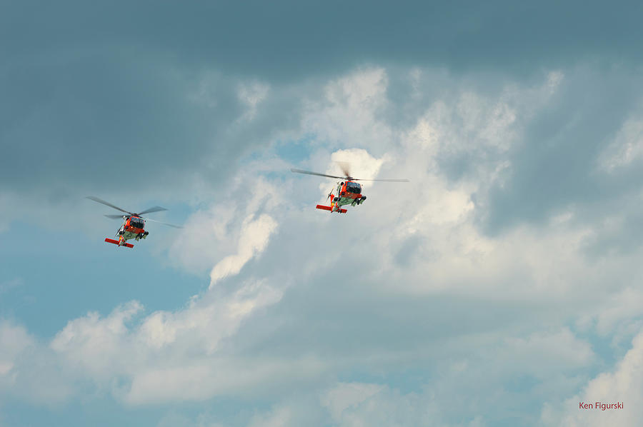 Coast Guard Helicopters 2 National Cherry Festival Air Show Traverse