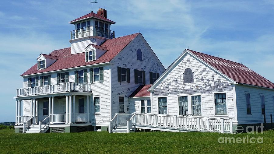 Coast Guard Station Cape Cod Photograph by Mary Watson - Pixels