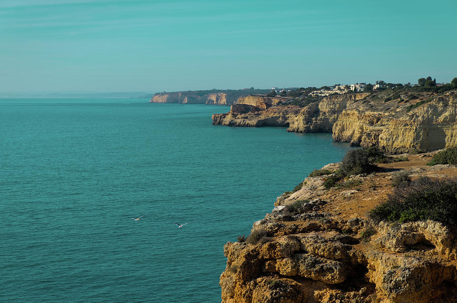 Coast of Carvoeiro in Algarve Photograph by Angelo DeVal