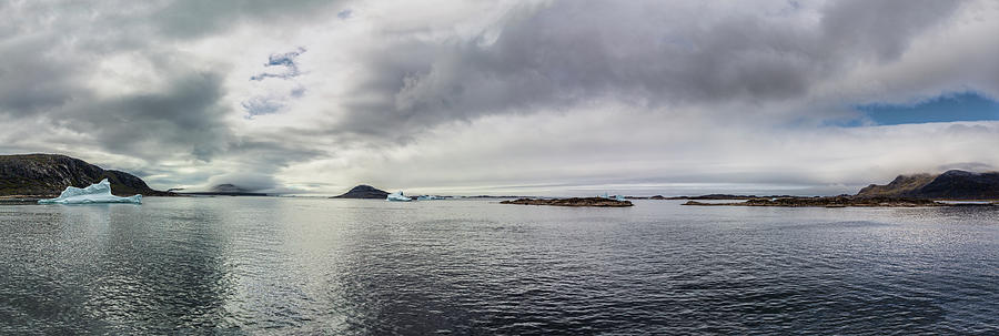 Coast of Greenland Pano Photograph by John Haldane