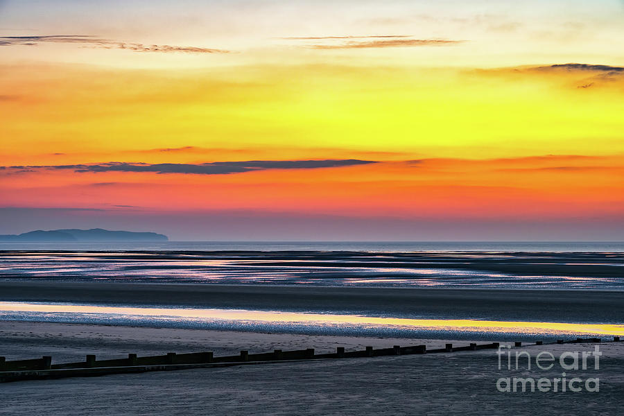 Ocean Sunset Photograph - Coast Of Wales Sunset by Adrian Evans