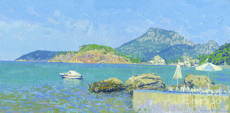 Coast. Sutomore. Montenegro Painting