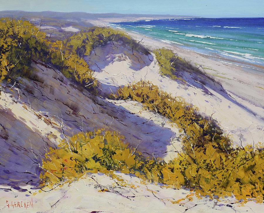 Coastal Beach Dunes Painting