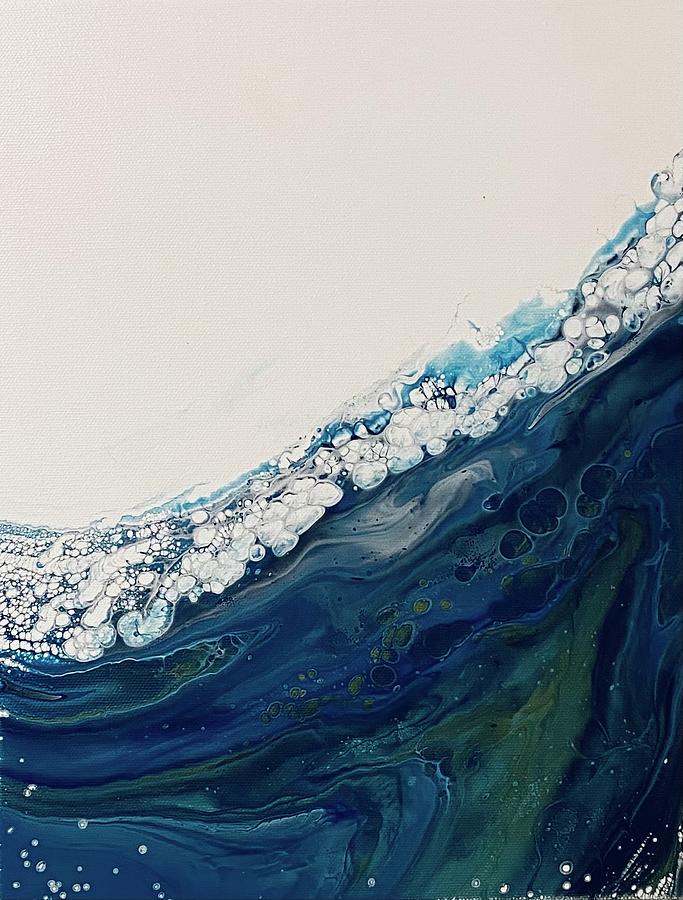 Coastal Bubbles Painting by Robin Smith