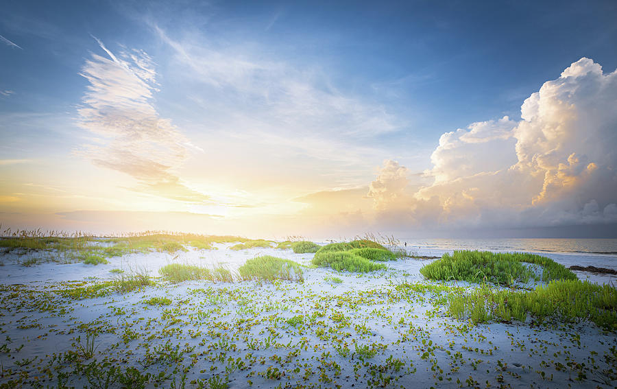 Coastal Florida Sunrise Gulf Islands National Seashore Photograph by Jordan Hill