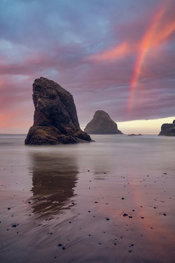 Coastal Rainbow Digital Art by Michael Rauwolf