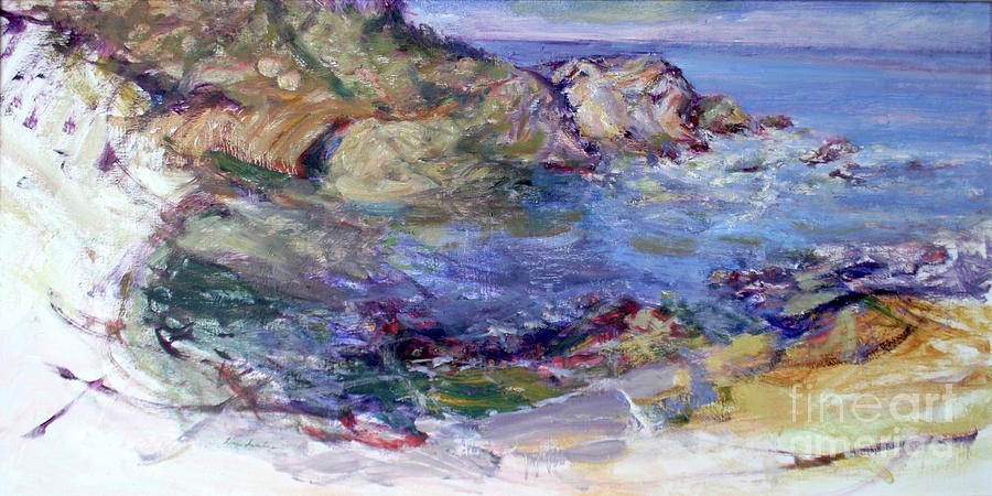 Impressionism Painting - Coastal Rhythms, Large Scenic Landscape Painting by Quin Sweetman