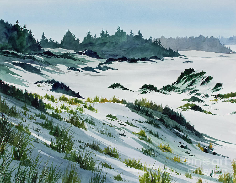 Winter Dunes Painting by James Williamson
