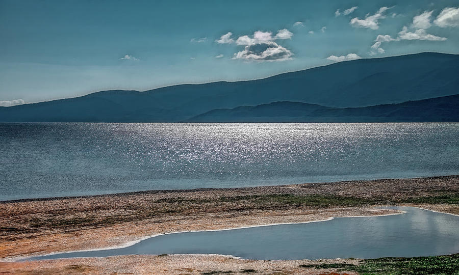 Coastal Sparkle, Greece Photograph by Marcy Wielfaert