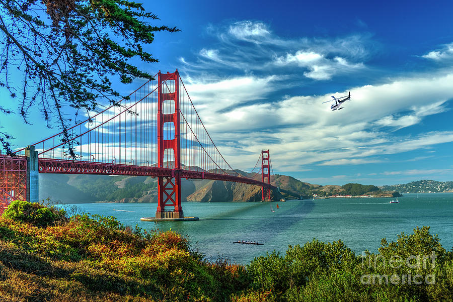 Coastal Trail Golden Gate Bridge Photograph by David Zanzinger