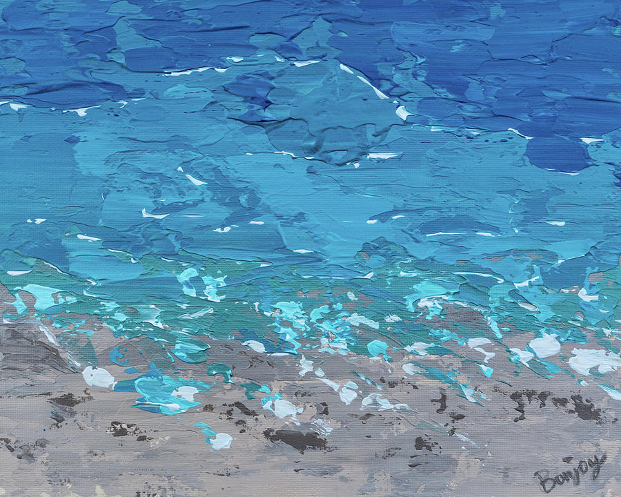 Coastal Tranquility Painting by Bonny Puckett