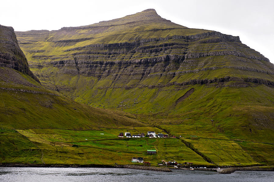 Coastal village Húsar at Kalsoy Island in Faroe Islands Photograph by Feifei Cui-Paoluzzo