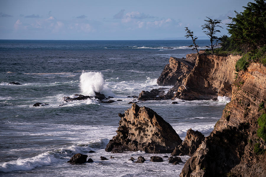 Coastal Waves Photograph by Steven Clark
