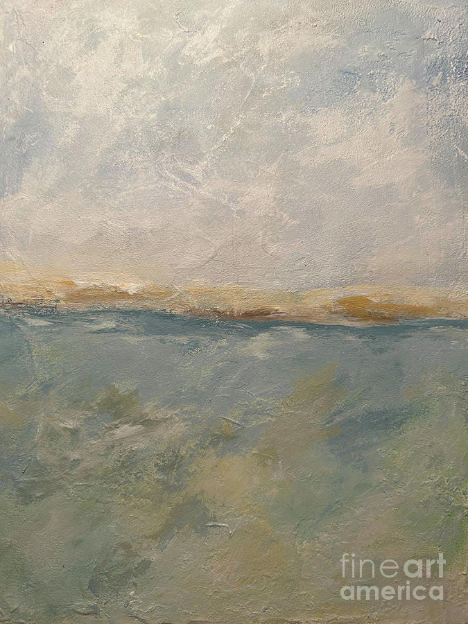 Coastline Painting by Candace Thomas