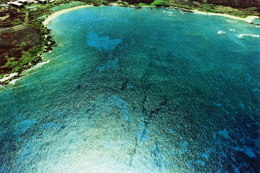 Coastline of Big Island, Hawaii, aerial view Photograph by Dex Image