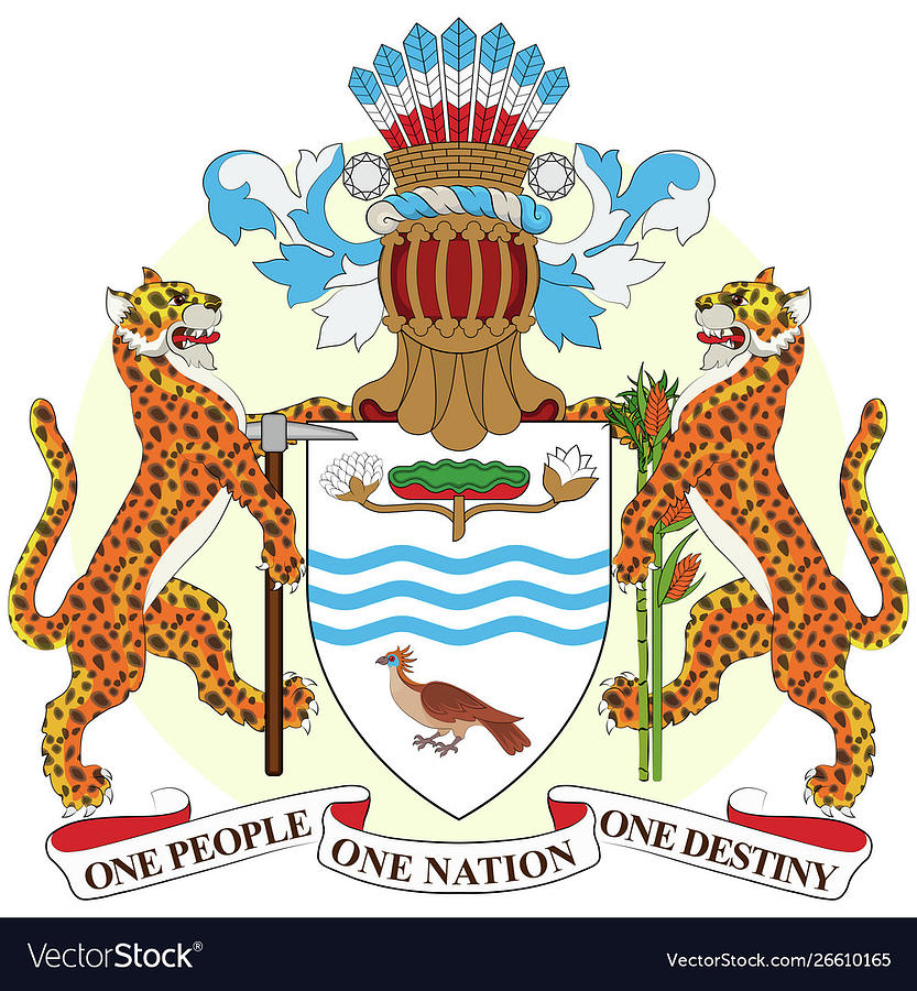 Coat Of Arms Of Co Operative Republic Of Guyana Digital Art By Tono