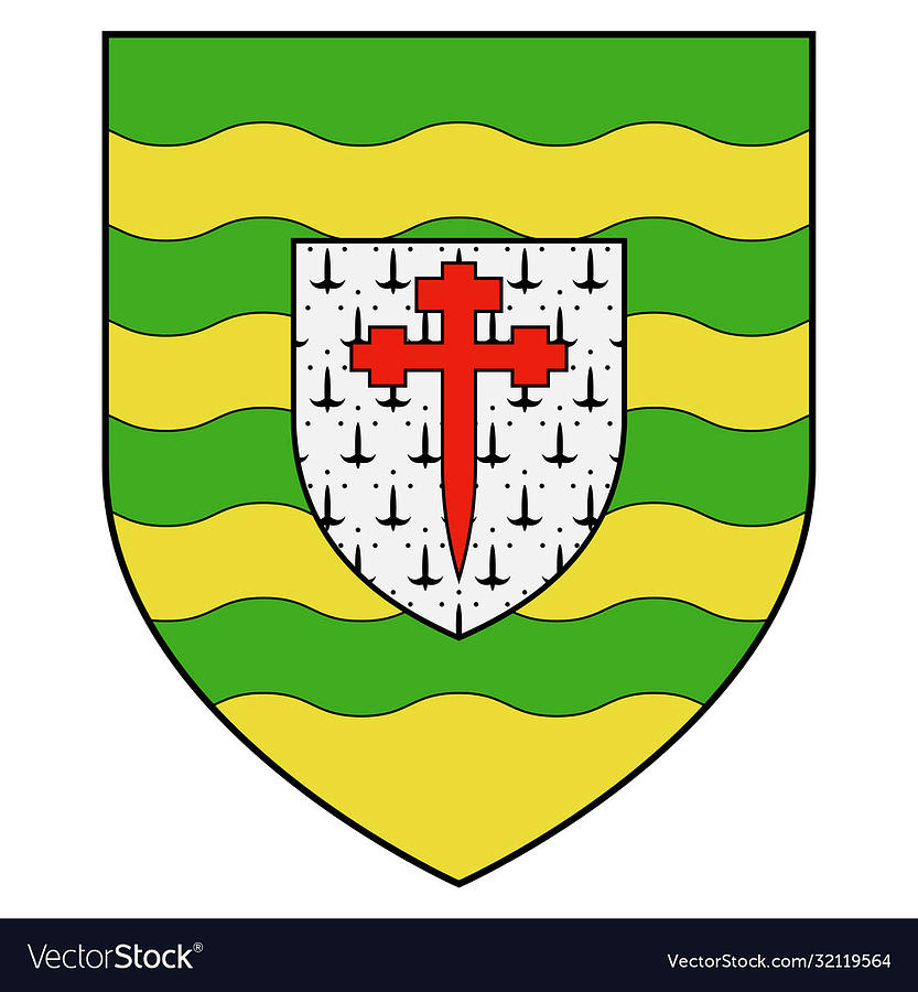 Coat of arms of County Donegal in Ulster of Ireland Digital Art by Tono ...