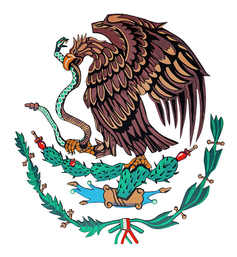 Coat of Arms of Mexico Digital Art by Noel Baebler