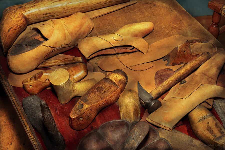 Tool Photograph - Cobbler - Tools of the cobbler by Mike Savad