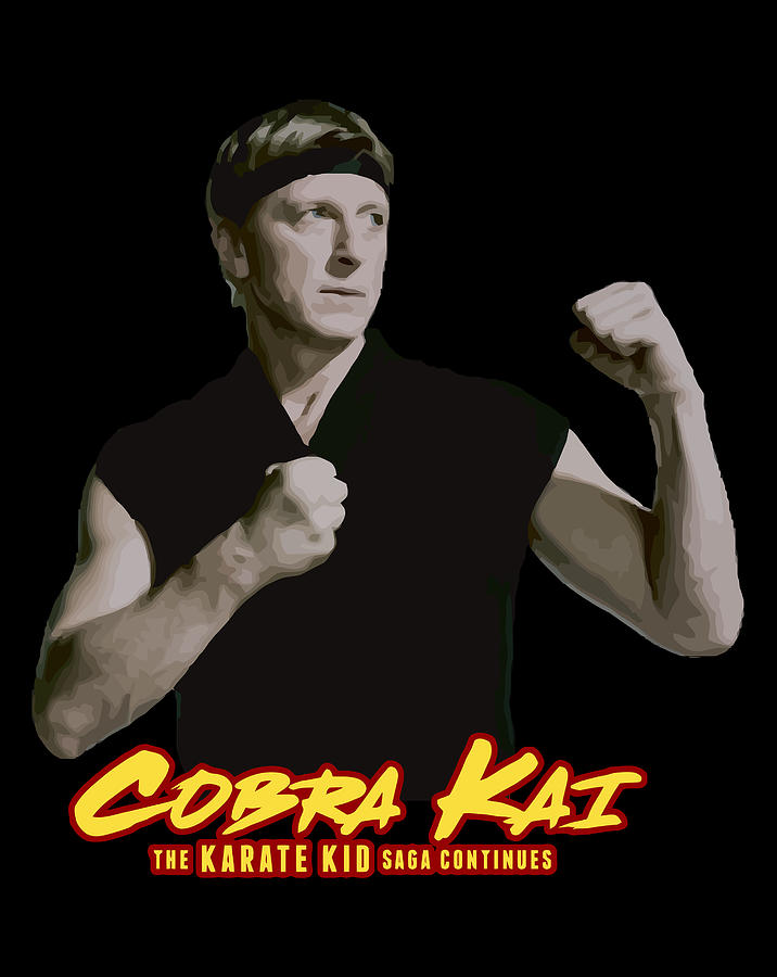 Cobra Kai Johnny'S Revenge Portrait Digital Art by Sue Mei Koh