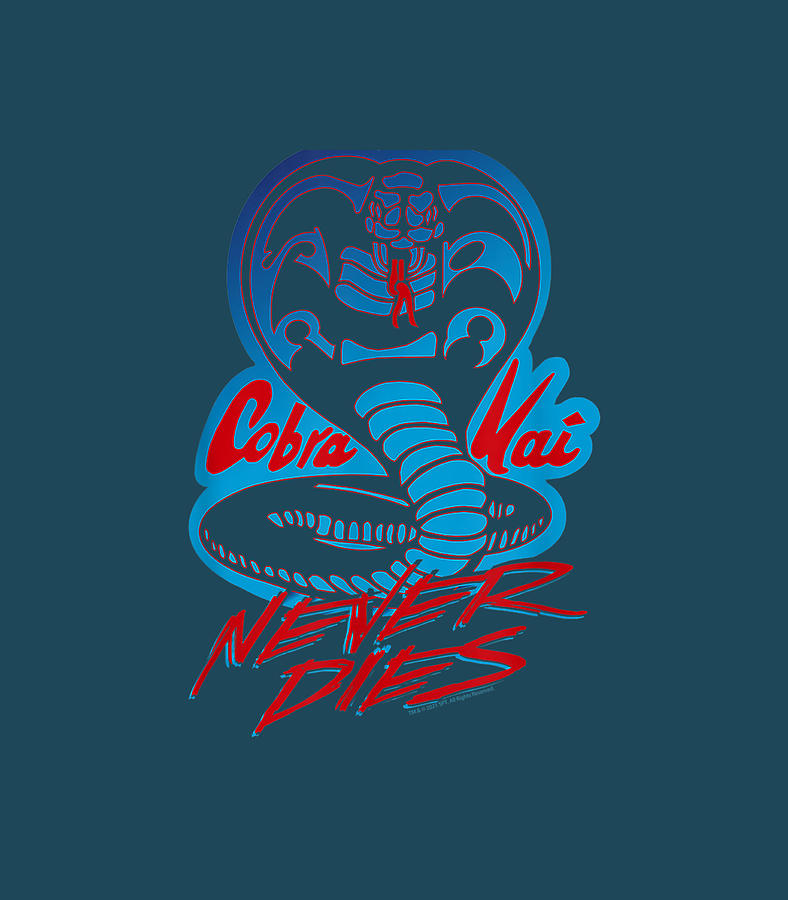 Cobra Kai Never Dies Cobra Logo Digital Art by Rickie Tyler - Fine Art ...