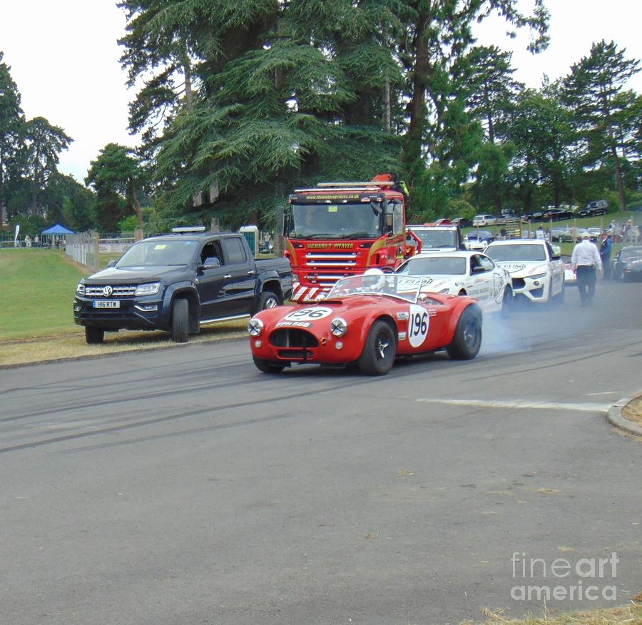 Ac Photograph - Cobra Warming Tyres by S J Fox Ac Photograph - Cobra Warming Tyres by S J Fox