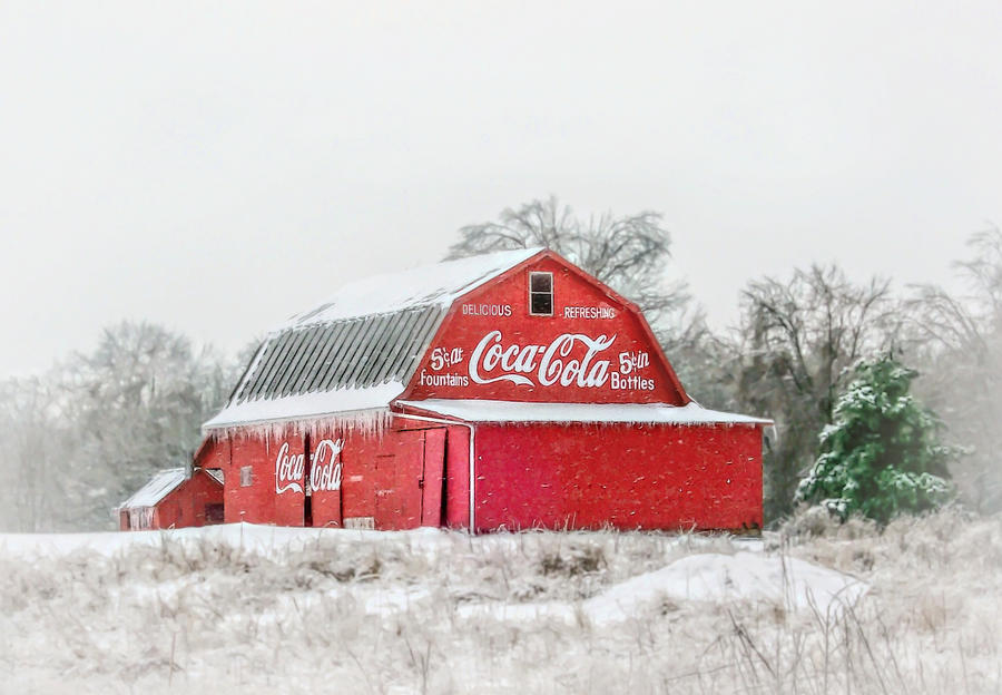 Coca Cola Barn Photograph by Susan Hope Finley