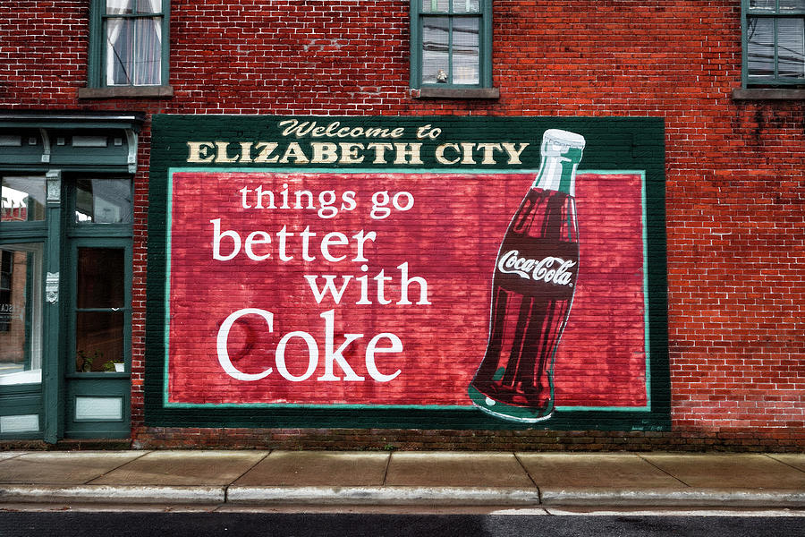Coca-Cola Bottle Coke Building Sign Painting by Tony Rubino