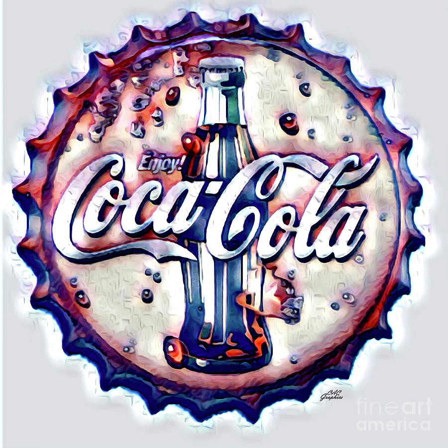 Coca Cola Cap Digital Art by CAC Graphics