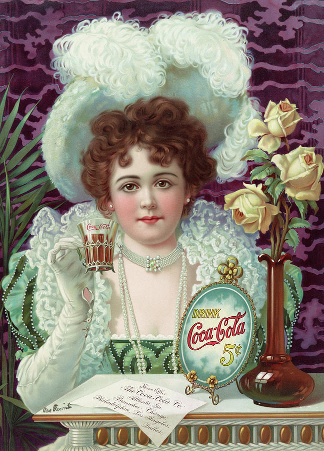 Coca Cola Girl Digital Art by Gary Grayson