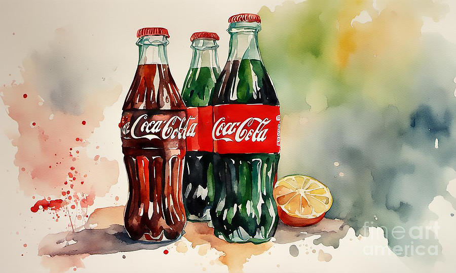 Coca Cola Digital Art by Jim Hatch