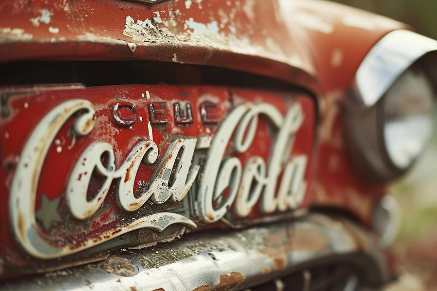 Coca Cola License Plate Digital Art by Athena Mckinzie