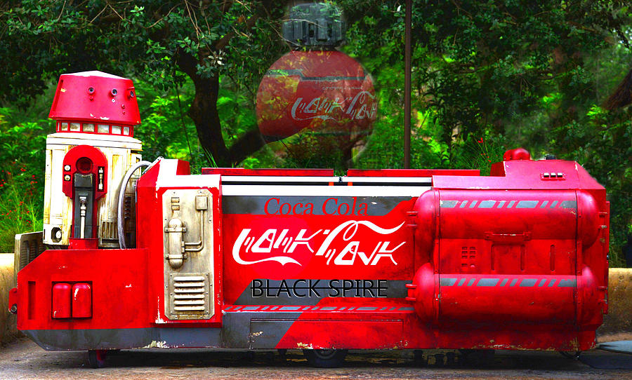Coca Cola stand Black Spire Outpost Mixed Media by David Lee Thompson