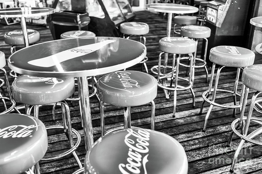 Coca Cola Stools at Seaside Heights Photograph by John Rizzuto