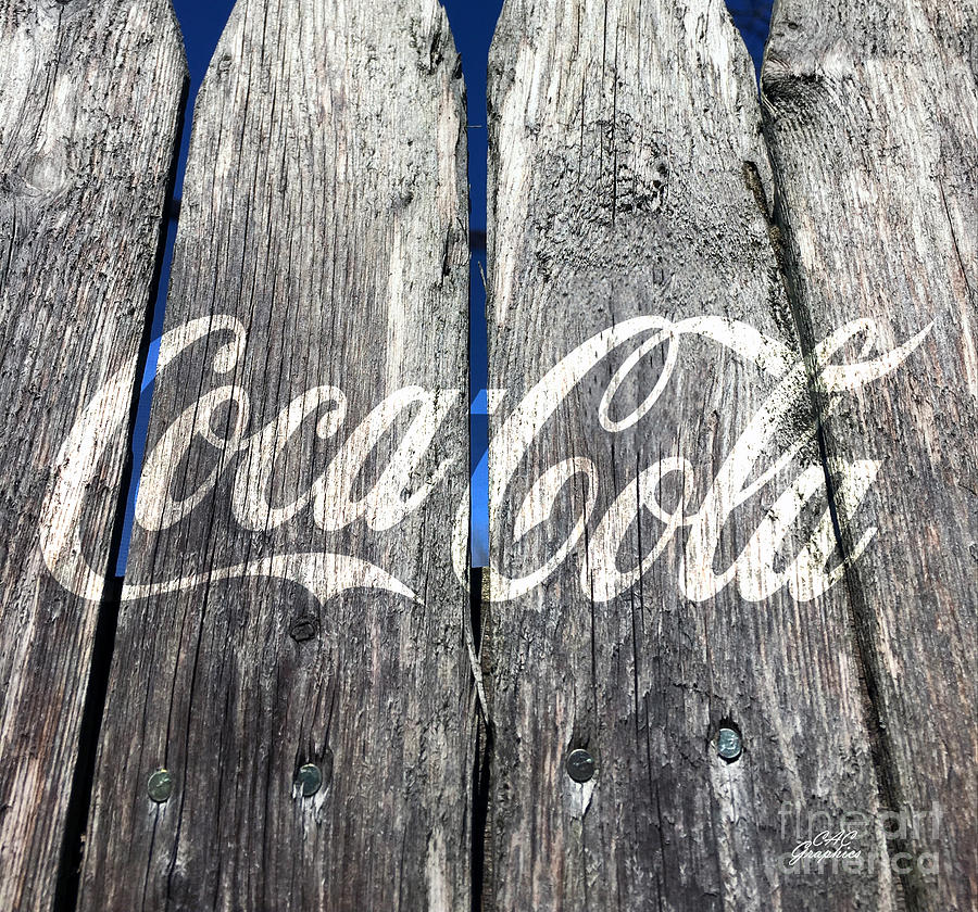 Coca Cola Wood Fence 2 Digital Art by CAC Graphics